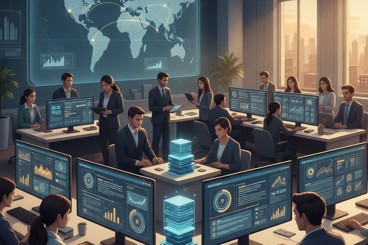 Offshore Resourcing Operations: Change Control Record editorial illustration