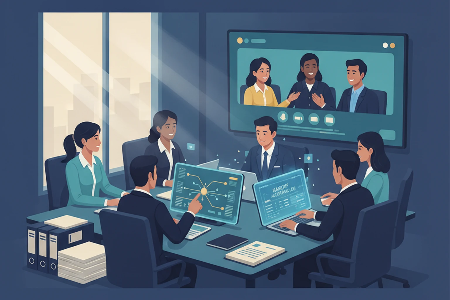 Offshore Resourcing Operations: Handoff Acceptance Log editorial illustration